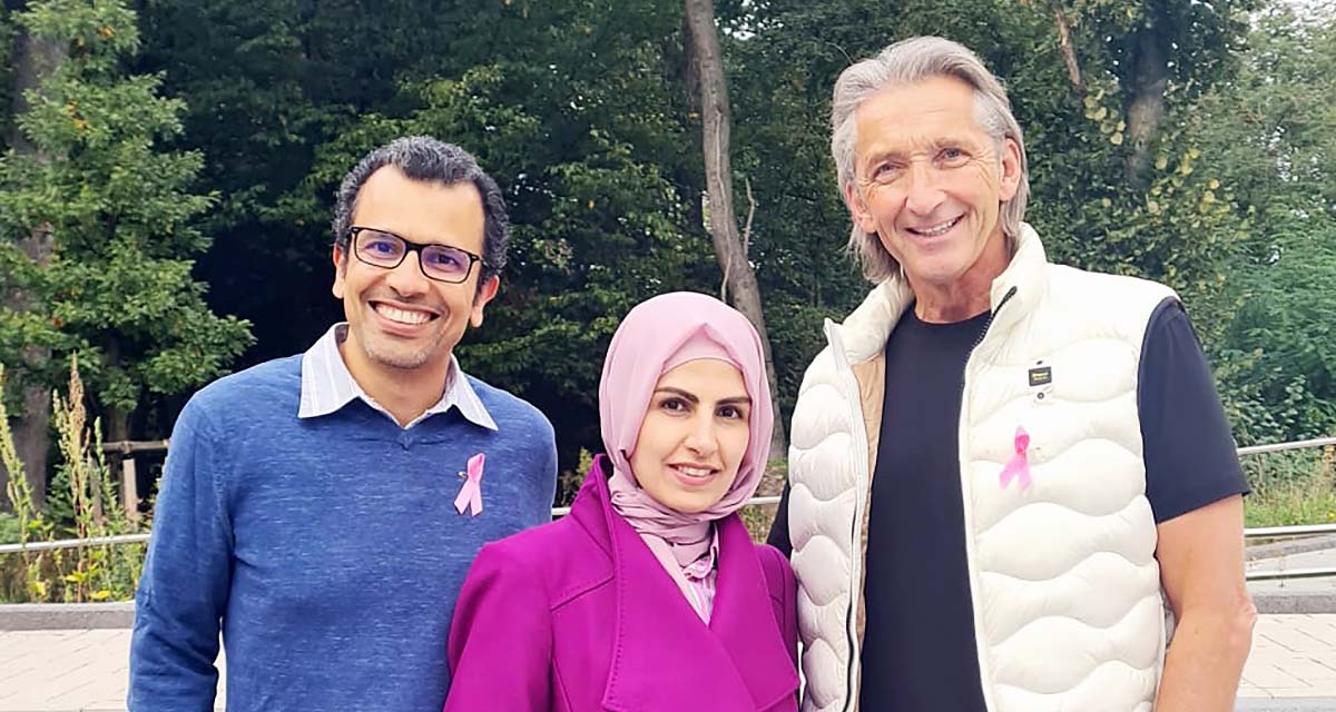 Dr. Ali Abdali, Dr. Kadijeh Mohri und Andreas Schilasky