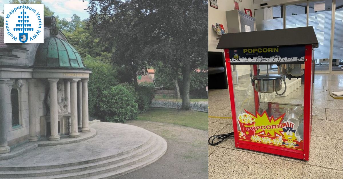Wulfener Wappenbaumverein Popcornmaschine