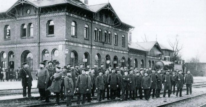 Bahnhof Dorsten 1892