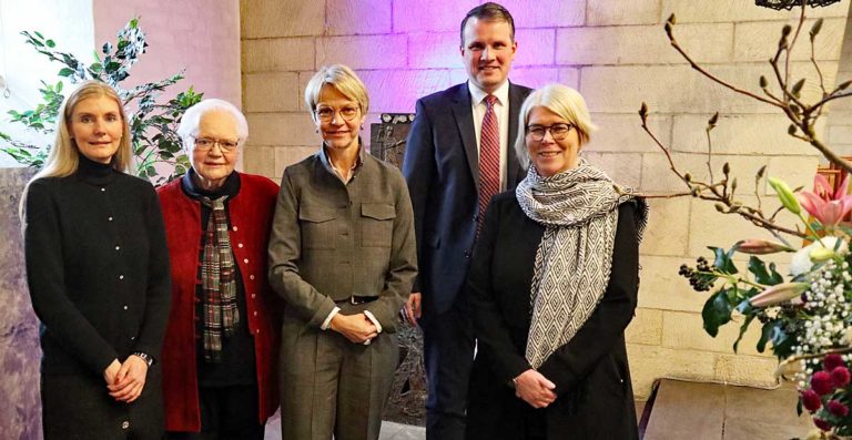 Dorothee Feller beim Jubiläum St. Ursula-Schulen Dorsten-2024