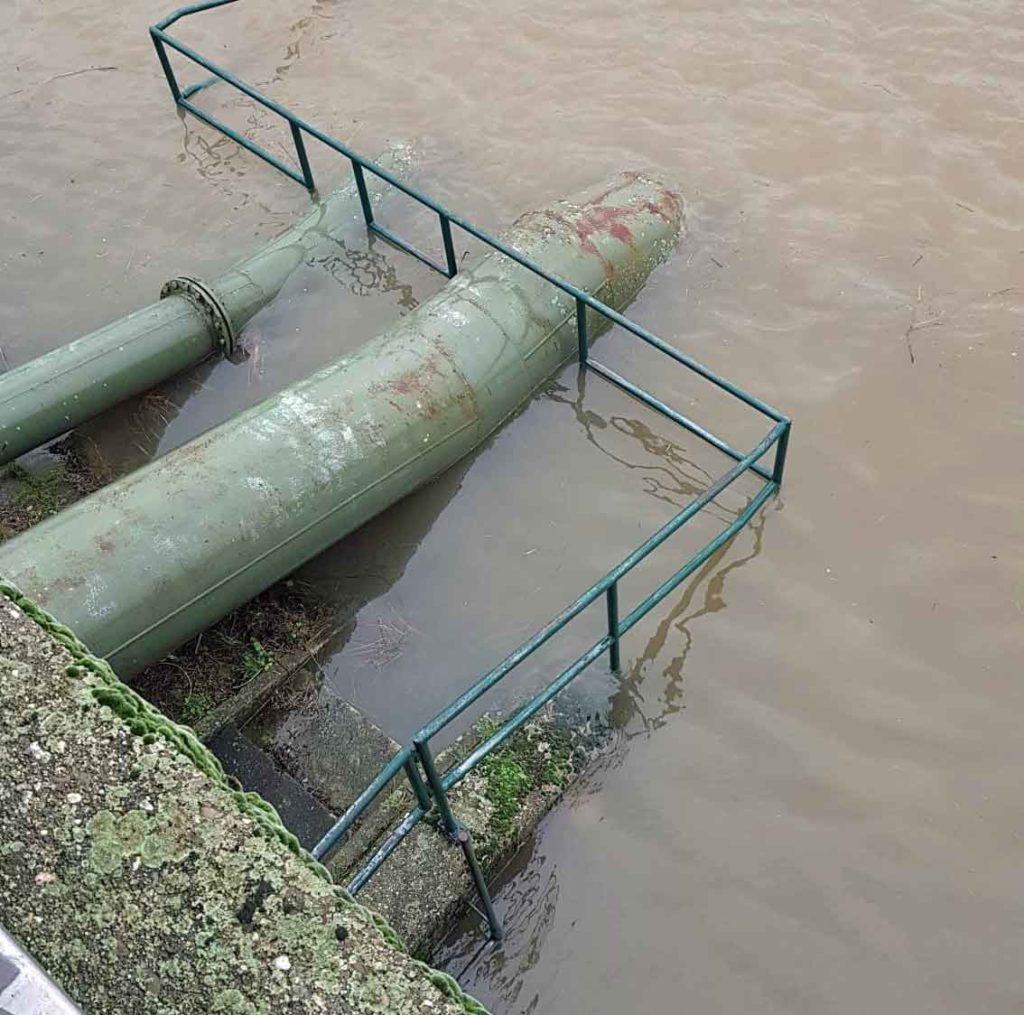Hochwasser-Lippe-Dorsten-Dorf-Hervest-2024