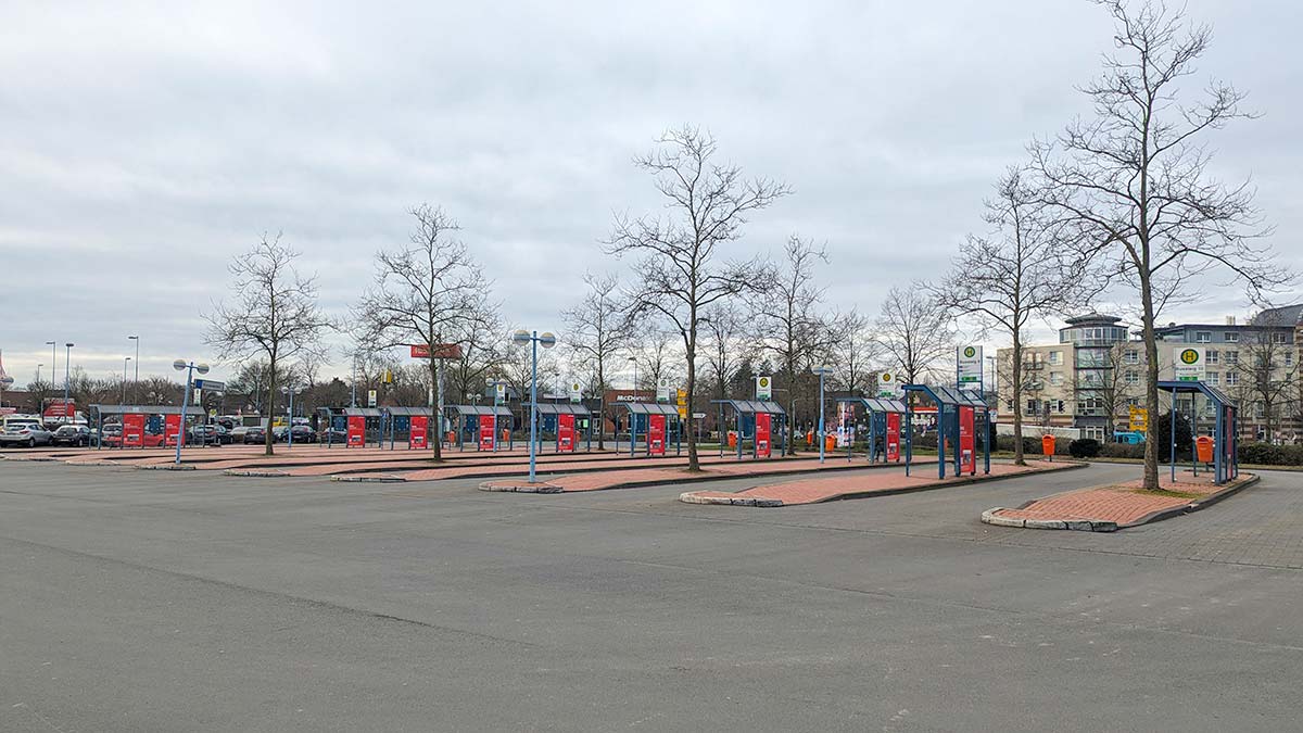 Busbahnhof Streik