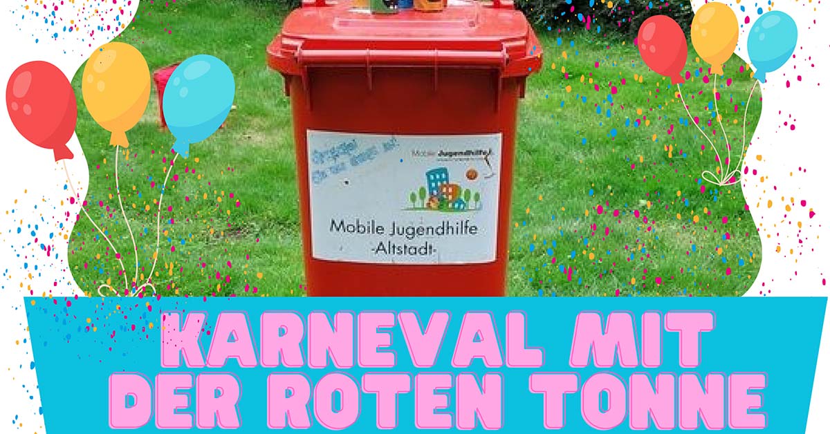 Karneval Rote Tonne