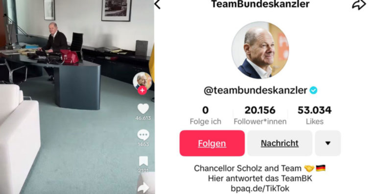 Olaf Scholz goes TikTok: @TeamBundeskanzler bringt Politik zum Swipen