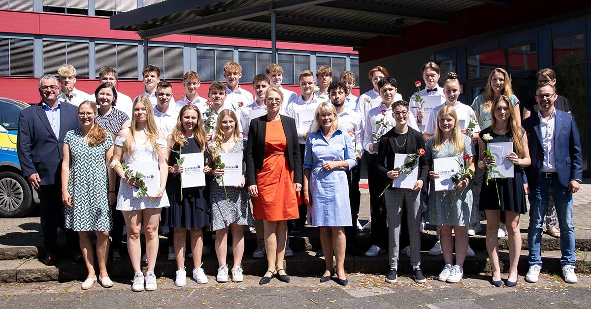 Abschlussfeier Fachoberschule Polizei