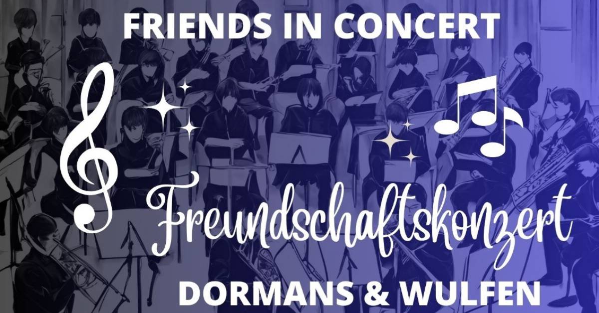 Gemeinschaftskonzert der Blasmusik Wulfen e.V. und der Musique de Municipale aus Dormans