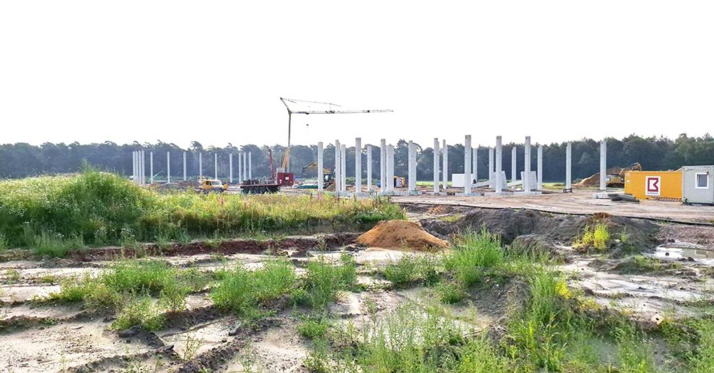 Baustelle Bolz Große Heide Wulfen August 2024