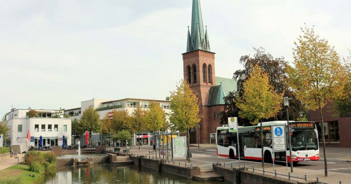 Bus Busverkehr Haltestelle Dorsten Vestische
