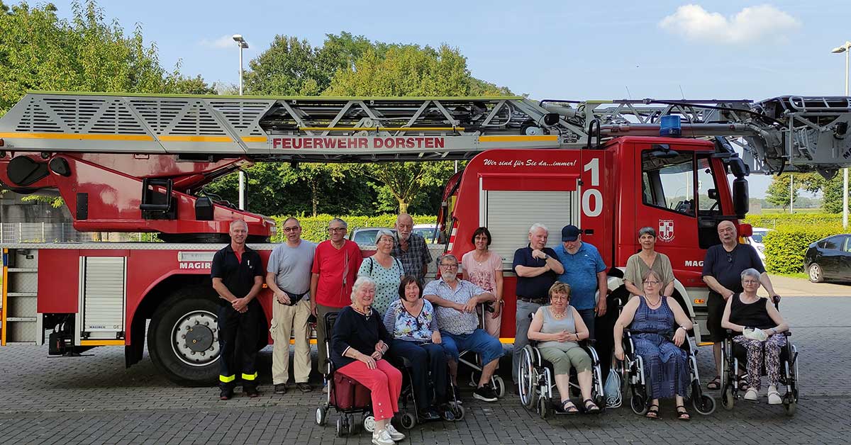 Multiple Sklerose Kontaktkreis bei der Feuerwehr Hervest