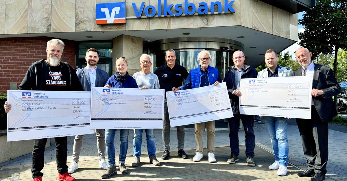 Spendenübergabe 24-Stundenlauf Dorsten 2024