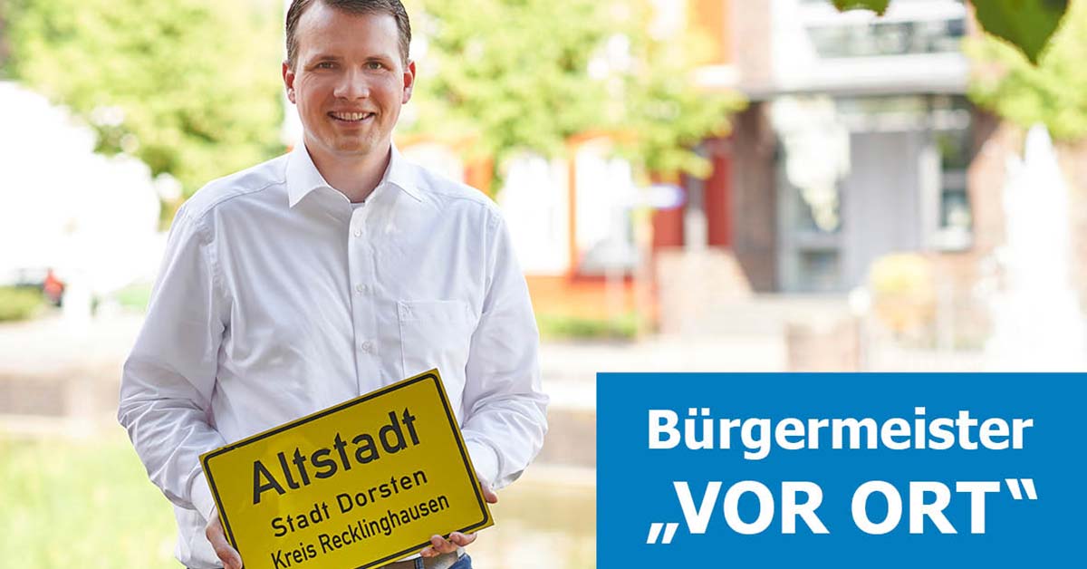 Bürgermeister vor Ort