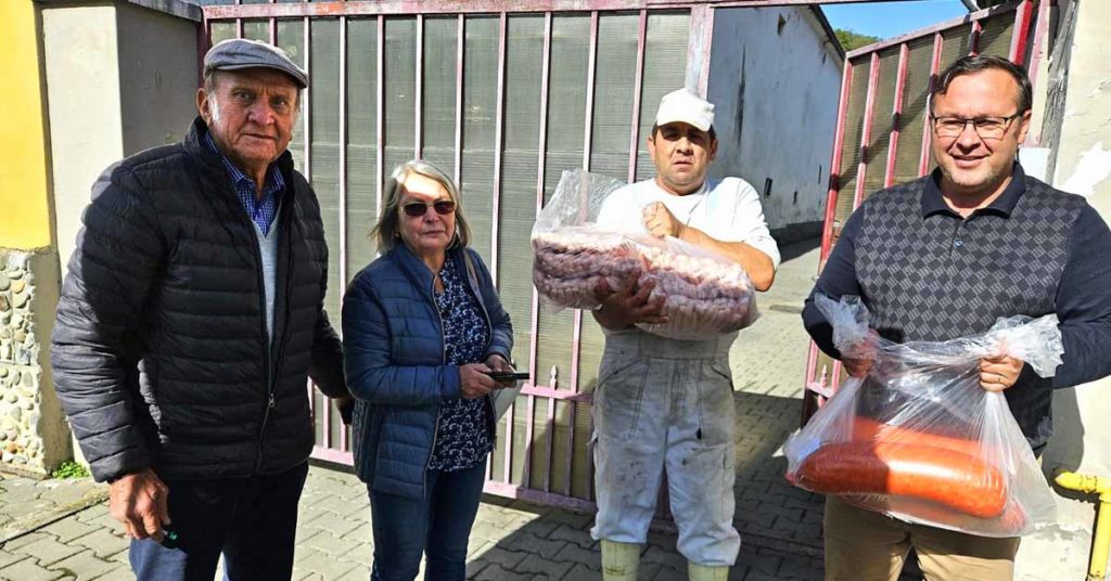 Lebensmittelhilfe für ukrainische Waisenkinder in Rumänien