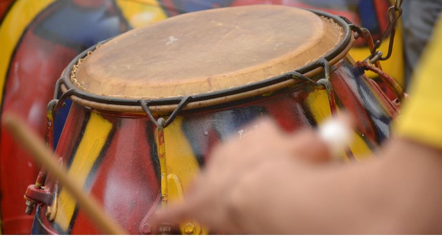 Workshop afrikanische Trommeln in virtuell visuell Dorsten