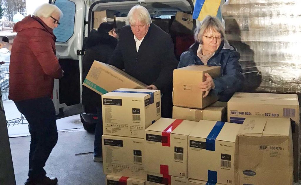 TransSilvania eV bringt Notbetten und medizinische Hilfsgüter nach Hainichen und Lambert Lütkenhaus