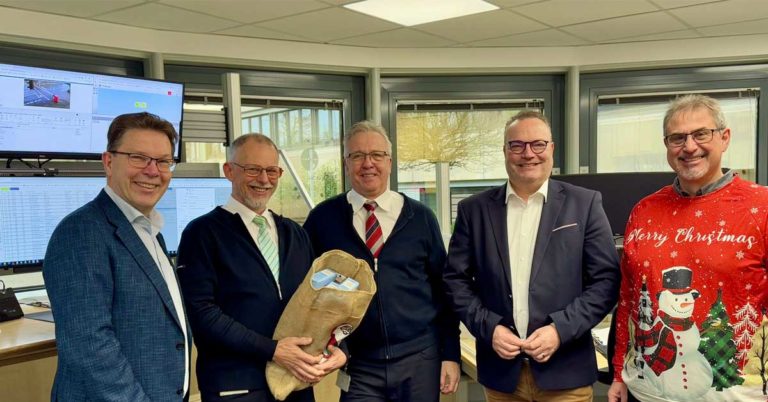 Landrat Bodo Klimpel besuch bei Leistellen an Heilig Abend