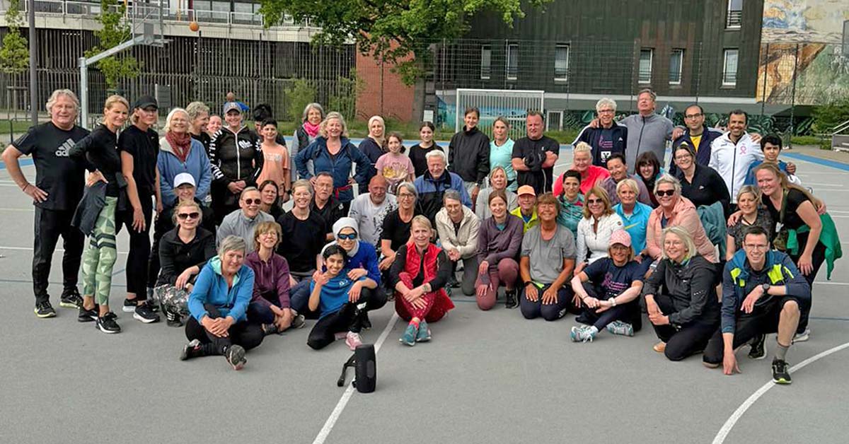 Brustkrebslauf Sonntagstraining
