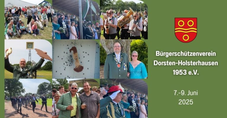 Schützenfest Holsterhausen 2025: Wer erobert den Thron von Kaiser Michael?