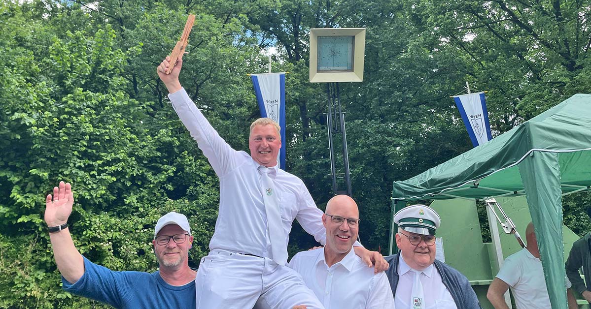 Schützenfest Wulfen 2025 Schützenkönig Theo Rößmann