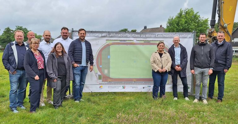 Leichtathletikanlage Jahnstadion Baustart