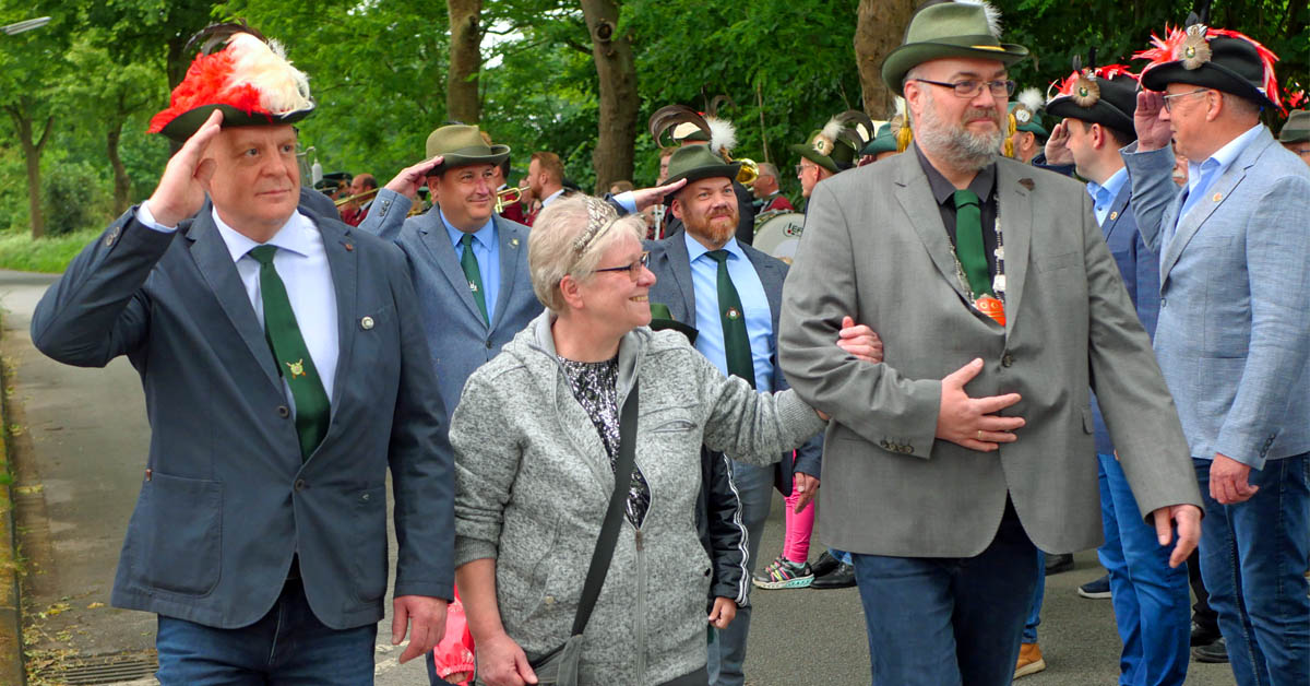 Vorparade 2025 Schützenverein Holsterhausen 53