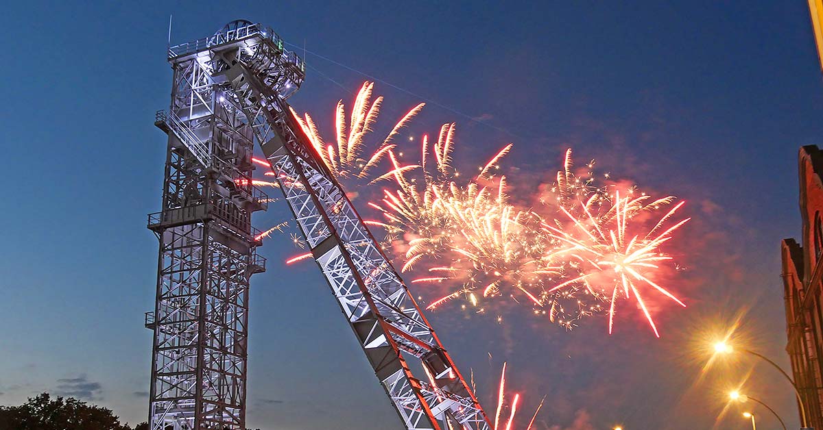 ExtraSchicht Fürst Leopold Feuerwerk