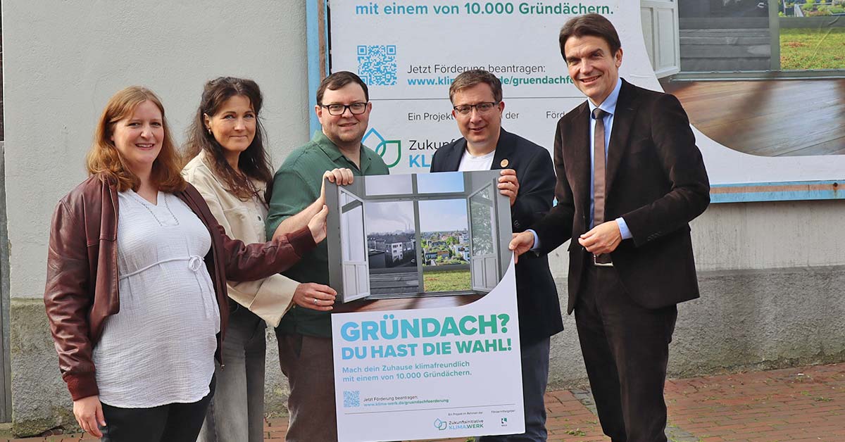 Klima Werk Gründach Du hast die Wahl Kampagne