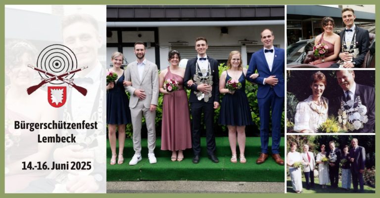 Schützenfest Lembeck 2025: Lembeck sucht das Jubiläums-Königspaar