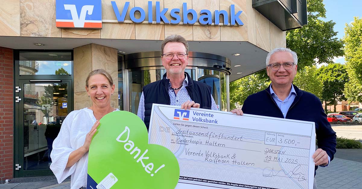 Volksbank Spende Hospiz