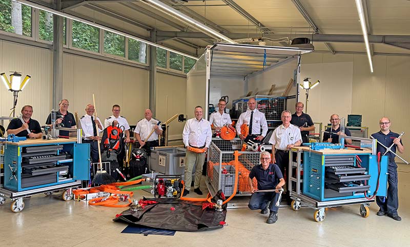 Feuerwehr Waldbrand Kreis Recklinghausen Ausrüstung