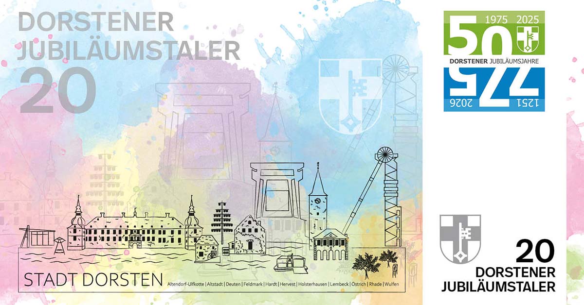 Jubiläumstaler Stadtjubiläum