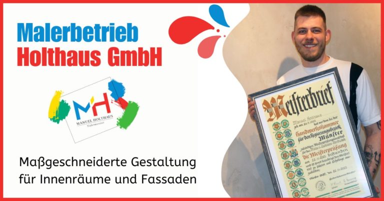 Manuel Holthaus zeigt, wie kreativ das Malerhandwerk ist