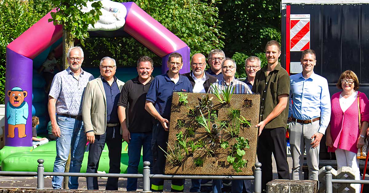 Neue Schwimminseln am Wall Dorsten