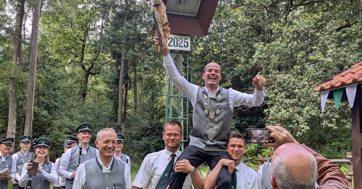 Neuer König von Rhade ist Matthias Krampe