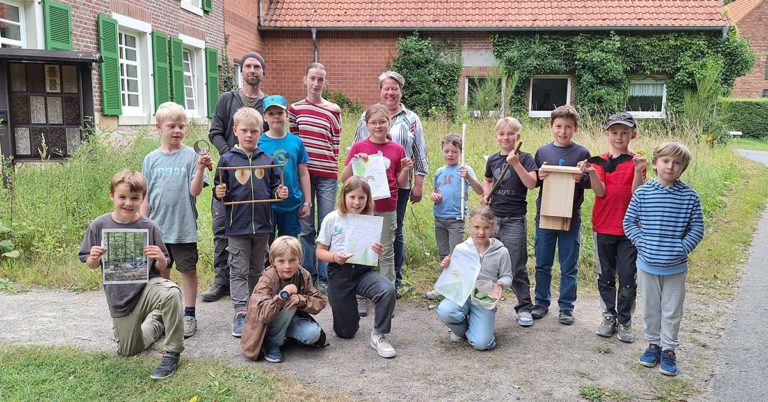 Ferien an der Biostation: Mit der „Wald- und Wiesenbande“ auf Entdeckungstour