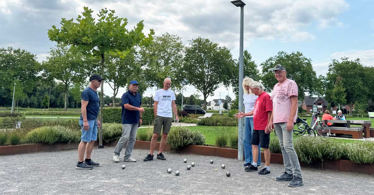 Bürgerpark Raesfeld-Fitness-Freizeit und Boulespielen auf dem Bouleplatz-Freizeittipp