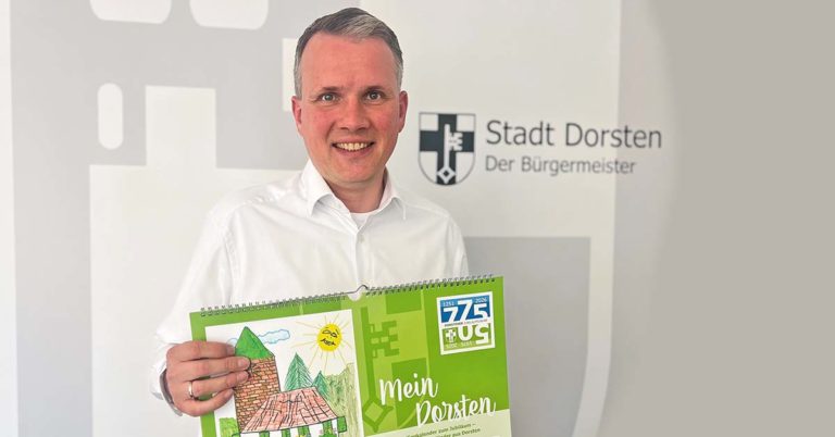 Dorsten mit Kinderaugen: Familien-Jubiläumskalender 2026 erschienen