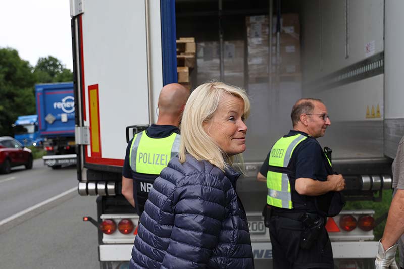 Polizei Kontrolle LKW Frederike Zurhausen