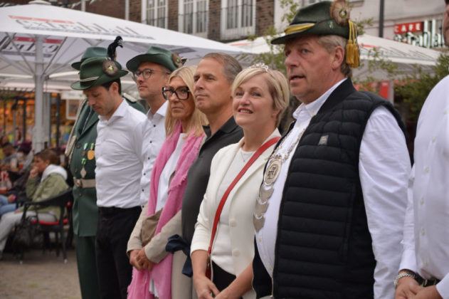 Vorparade Sch&uuml;tzenfest Dorsten-Altstadt 2025