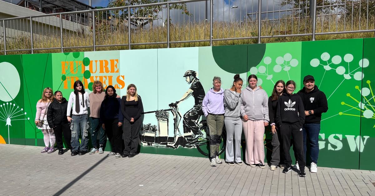 Neues Graffiti am Dorstener Bahnhof