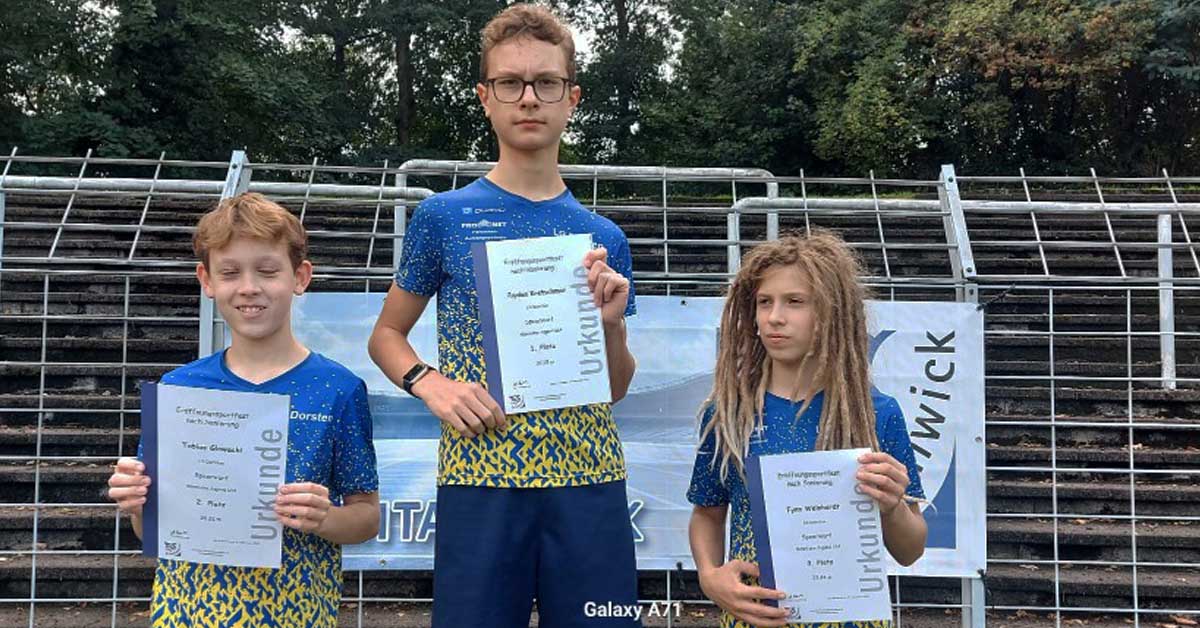 LG Dorsten überzeugt im Speerwurf in Oer-Erkenschwick