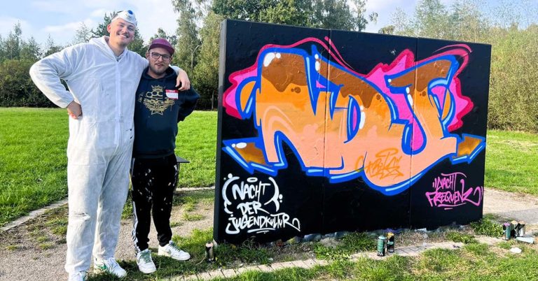Action Painting: Dorsten setzt kreatives Zeichen bei der Nacht der Jugendkultur