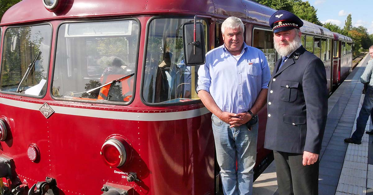 Tag des offenen Denkmals Schienenbus