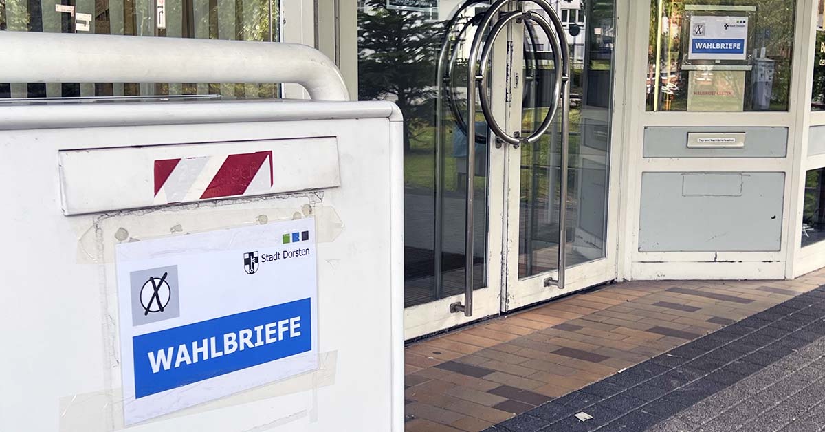 Kommunalwahlen Wahlbriefkästen