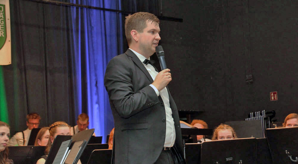 Abschiedskonzert für Oliver Göttlich in Dorsten mit dem Blasorchester Erler Jäger 2025 