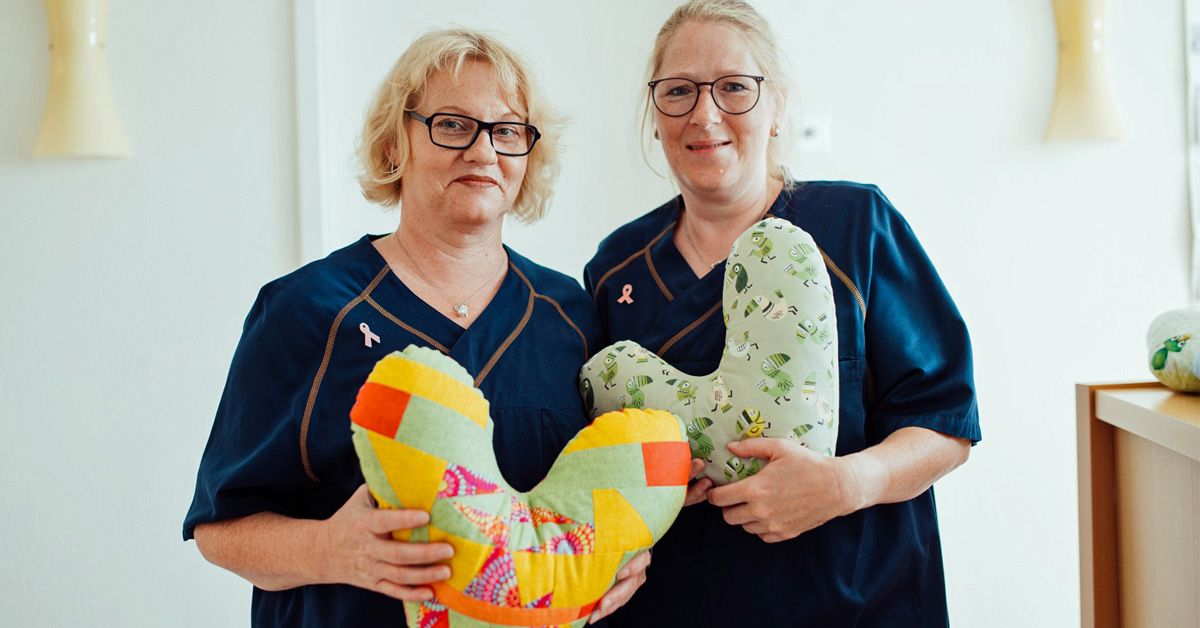 Breast Care Nurses-Infostand des Brustzentrums Dorsten