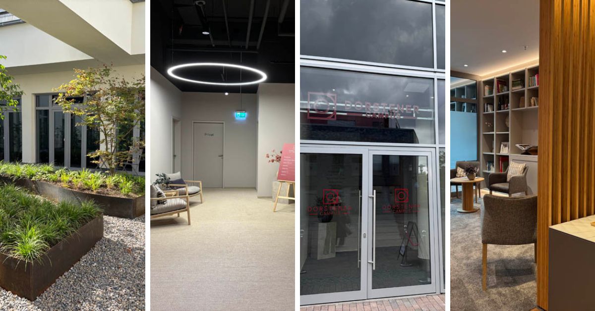Einblicke in den neuen Dorstener Campus: Außenanlage, Innenräume und Eingangsbereich kurz vor der Eröffnung. Foto: Heimatmedien GmbH