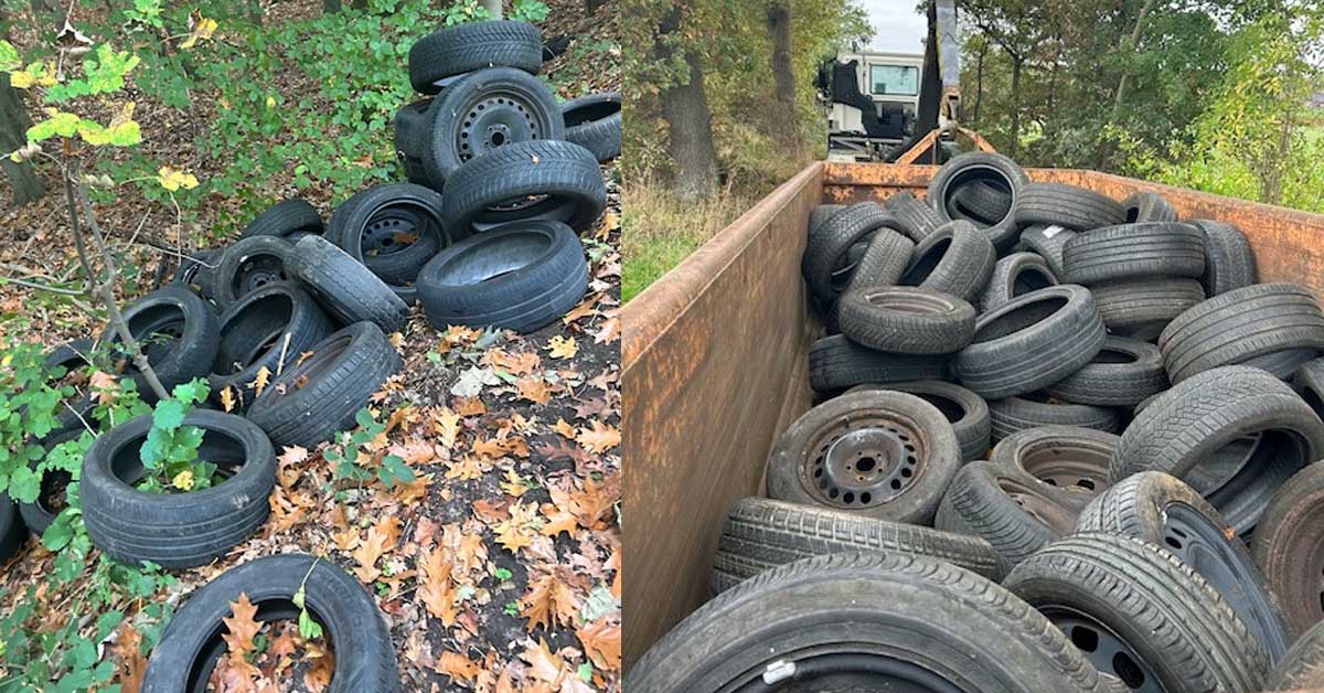 Illegale Reifenentsorgung-Dorsten