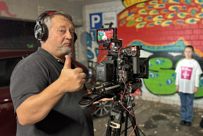 Regisseur Wayne Graves-Dreh in Dorsten