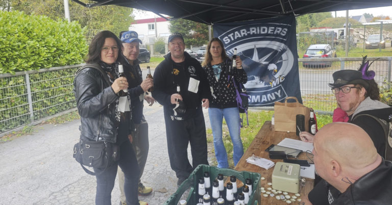 Zweimal Spaß, viermal Prost: Star-Riders Wulfen feiern ihren vierten „Beer Run“