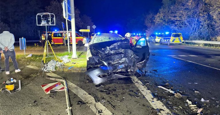 Schwerer Verkehrsunfall am Donnerstag in Dorsten-Hervest mit acht verletzten Personen